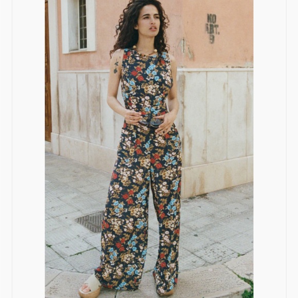 Spell Pants - Spell Blue FLORA JUMPSUIT Medium